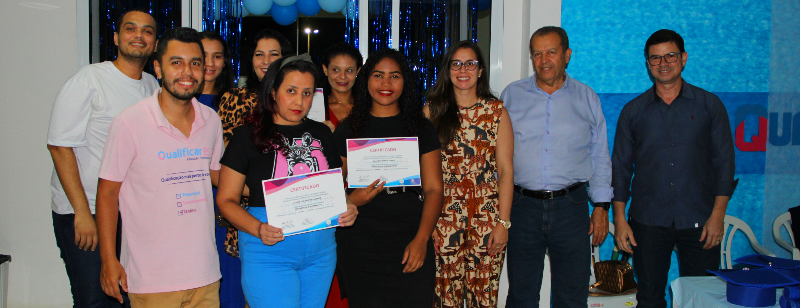 Prefeitura realiza formatura de cursos presenciais do Qualificar ES em Fundão 