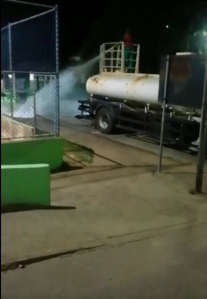Prefeitura dá continuidade as ações de sanitização em combate ao Covid-19.