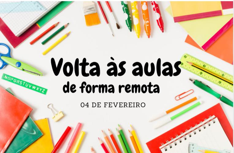 Volta às aulas da rede municipal de Fundão será no dia 04 de fevereiro e permanece de forma remota