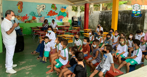 Equipe de Saúde Bucal realiza ações de conscientização