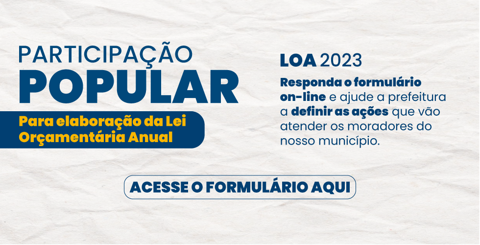 ORÇAMENTO PARTICIPATIVO