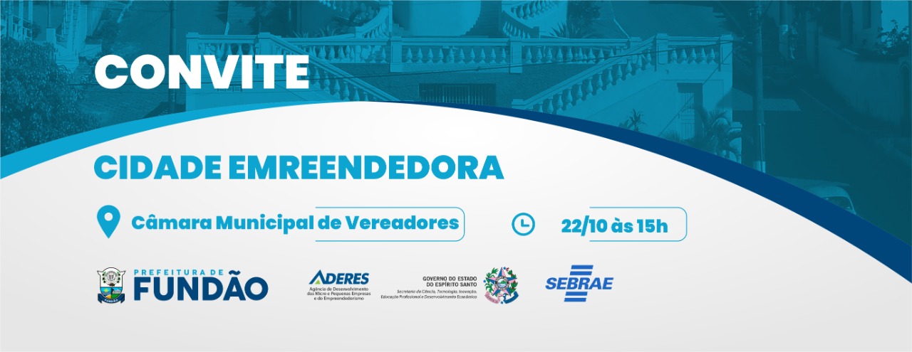 Prefeitura de Fundão assina termo de adesão ao Programa Cidade Empreendedora