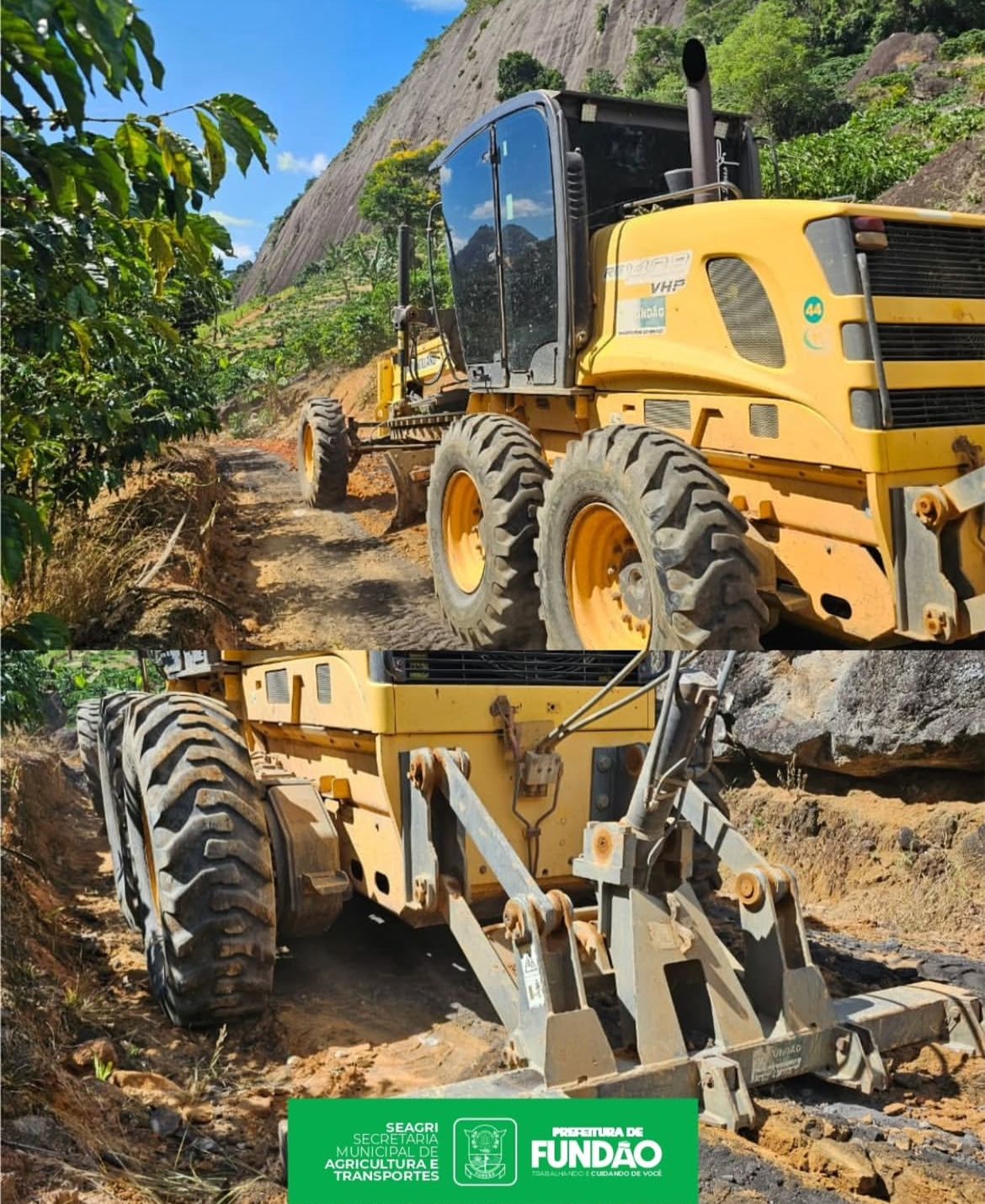 TRABALHO QUE TRANSFORMA: VIAS RECUPERADAS EM PIABAS!