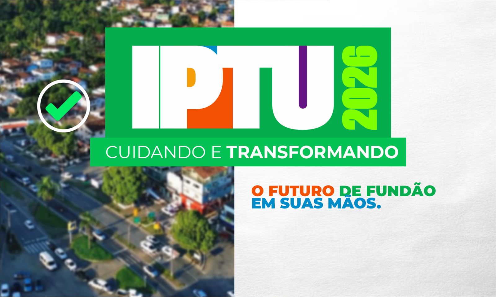 Prefeitura de Fundão disponibiliza IPTU 2026 para pagamento